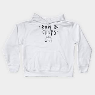 Bum and Chips - Robin - BBC Ghosts Kids Hoodie